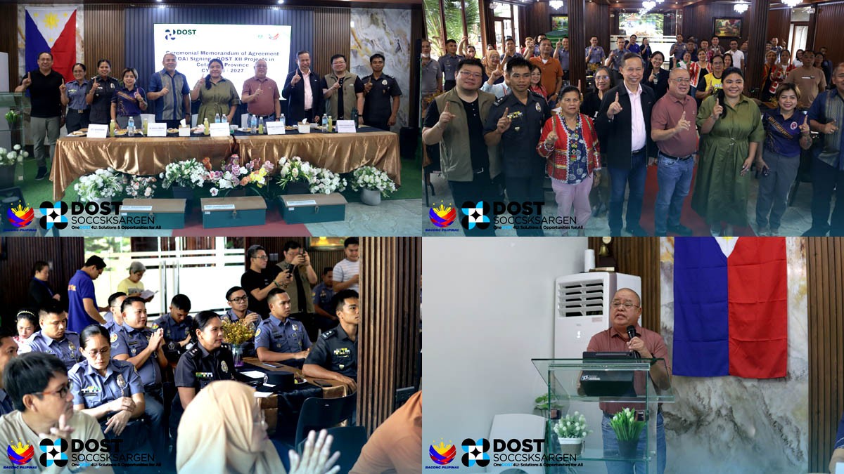 DOST SOCCKSARGEN Expands STI Reach Through MOA Signing of Multi-Sector Projects in Cotabato Province