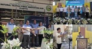 DOST-PTRI Natural Textile Fiber Innovation Hub Opens in Laguna to Boost Local Textile Industry