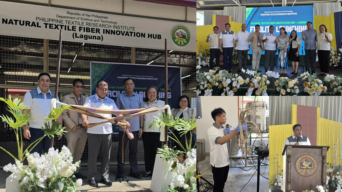 DOST-PTRI Natural Textile Fiber Innovation Hub Opens in Laguna to Boost Local Textile Industry