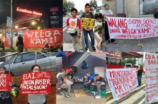 Kowloon House welga rally protest
