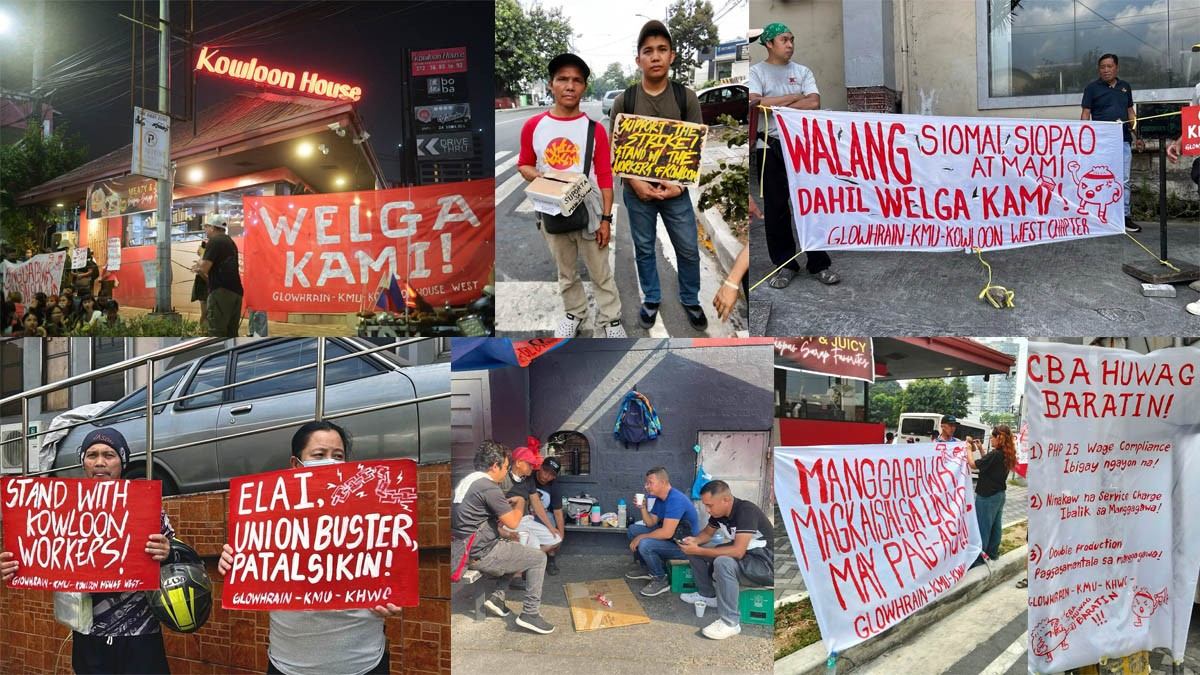 Kowloon House welga rally protest