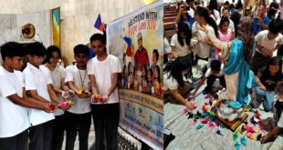Digmaan wakasan - Pope Leo XIV PAPEL NA TAGAK ITINIKLOP MGA BATA NAG-ALAY NG DASAL PARA SA KAPAYAPAAN