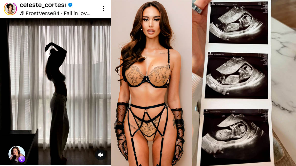 Celeste Cortresi pregnant