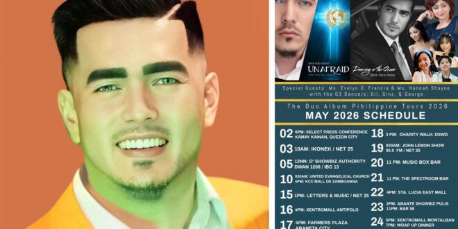 Nick Vera Perez Duo Album Philippine Tour 2026