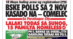 18 Mayo huling araw ng registration <br> BSKE POLLS SA 2 NOV KASADO NA – COMELEC