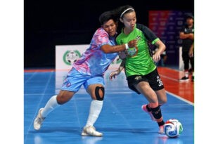 Jodie Banzon ng Beach Hut Dai Dolino ADC PFF Futsaliga Womens