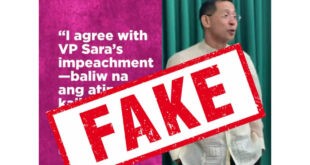 Lenlen Oreta AI generated fake news