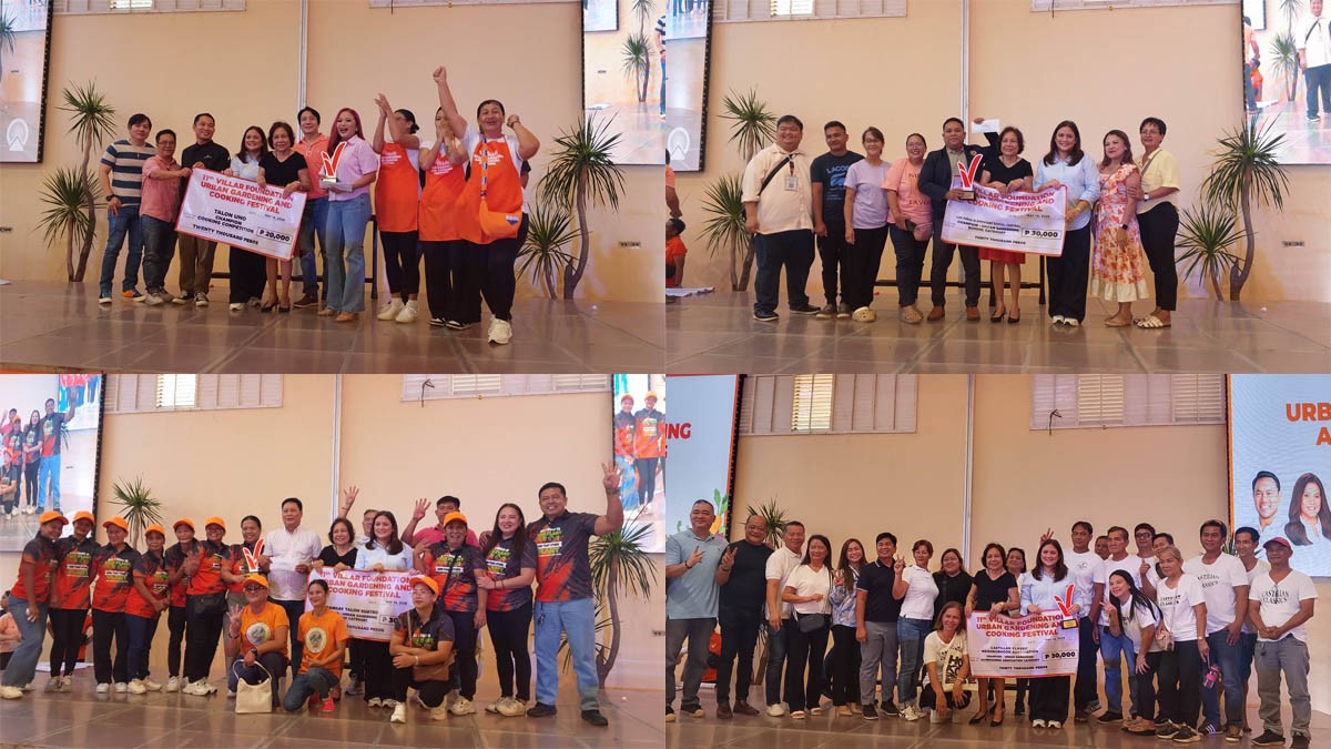 Villar Foundation urban gardening cooking competition