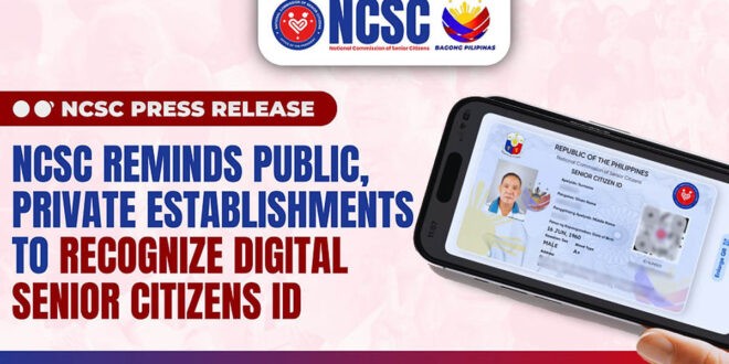 Digital senior citizen ID NCSC