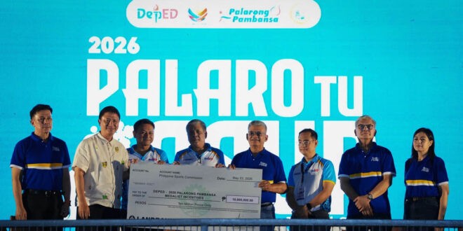 P10-M cash incentives Palarong Pambansa