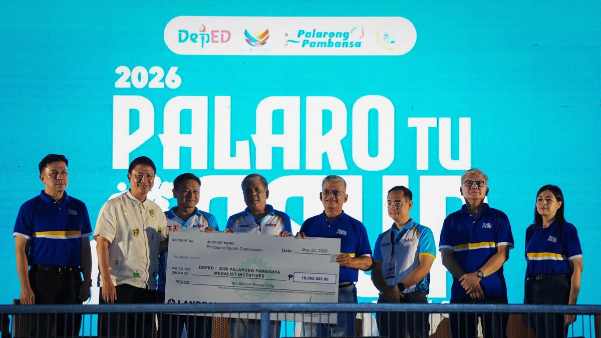 P10-M cash incentives Palarong Pambansa