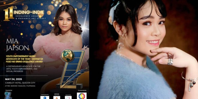 Mia Japson 11th Inding Indie Excellence Awards