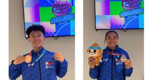 Ana Bhianca Espenilla Jerico Cadag Asian U20 Athletics