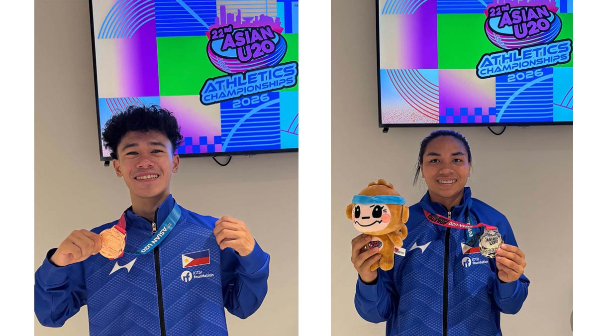 Ana Bhianca Espenilla Jerico Cadag Asian U20 Athletics
