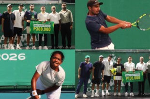 Christopher Papa Tennielle Madis Palawan Open Tennis