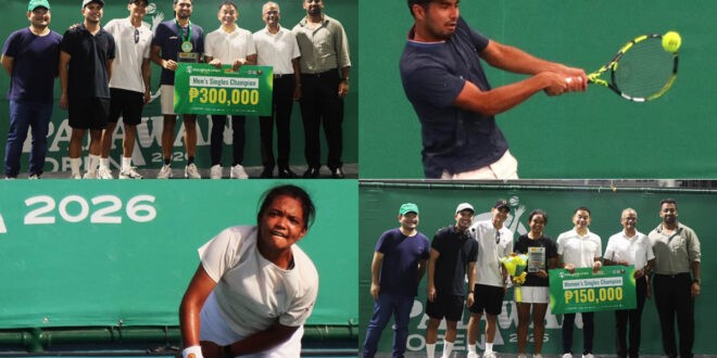 Christopher Papa Tennielle Madis Palawan Open Tennis
