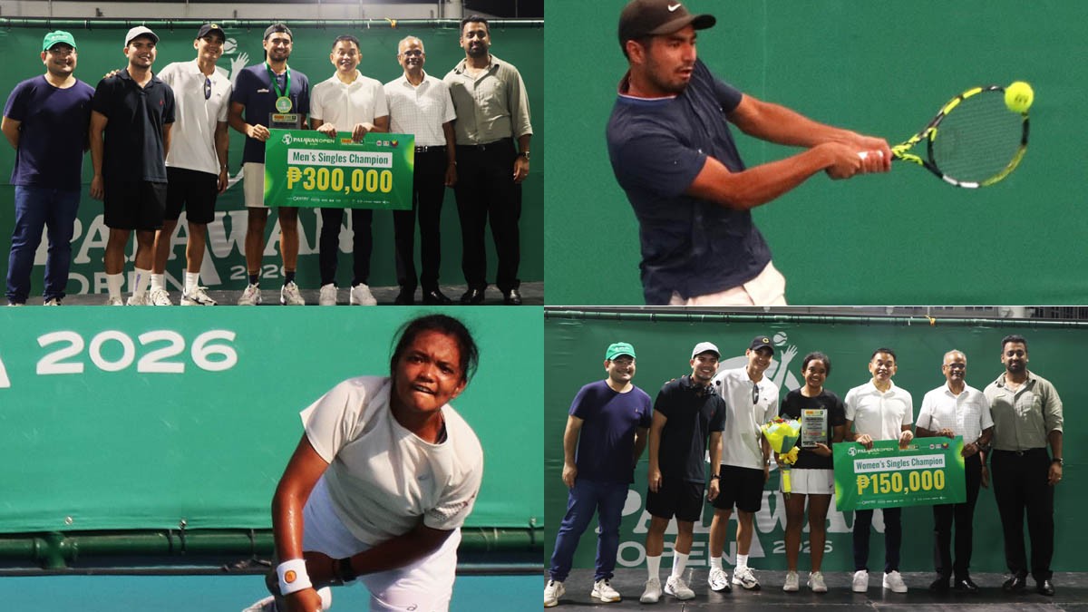 Christopher Papa Tennielle Madis Palawan Open Tennis