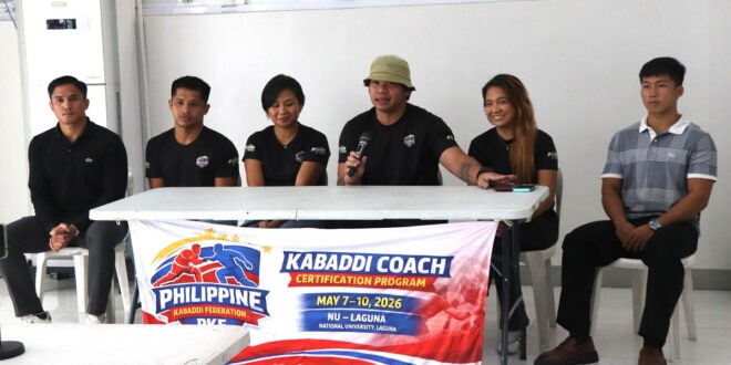 Philippine Kabaddi Federation asam ang SEA Games 2027 excellent finish