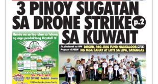 3 Pinoy sugatan sa drone strike sa Kuwait