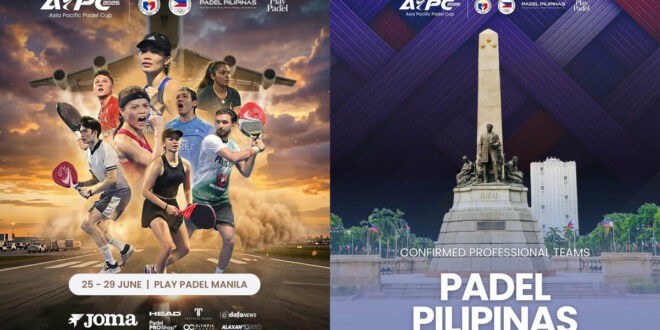 Pilipinas nakatakdang mag-host ng Asia Pacific Padel Cup 2026