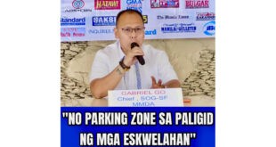 “School, no parking zone!” – Gabriel Go, SOG-SF MMDA