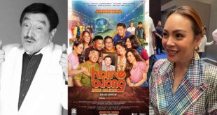 Claudine ramdam na kasamang nanonood si Dolphy 