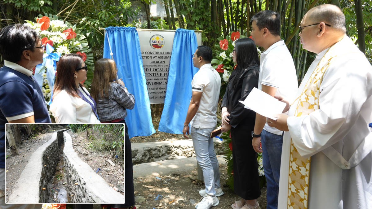 Bulacan, DILG unveil SGLG-funded slope protection in CSJDM