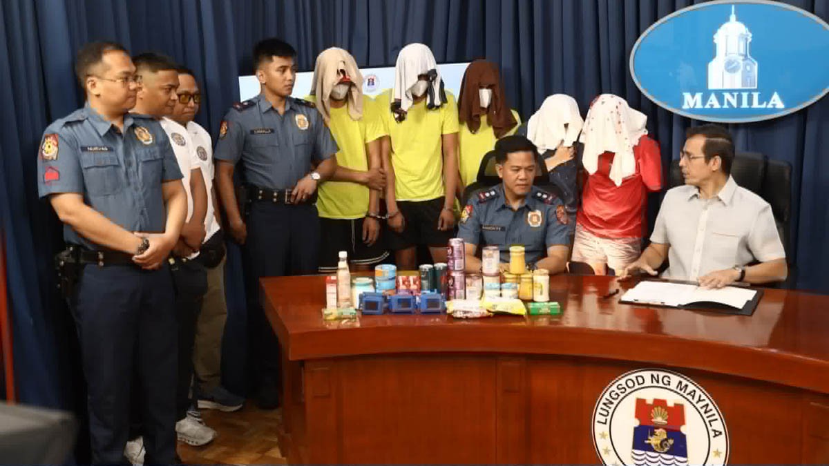 Isko Moreno Limang suspek arestado sa pagbebenta ng expired na pagkain sa Quiapo