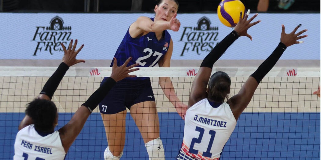 Madi Kubik-Banks USA Dominican Republic VNL