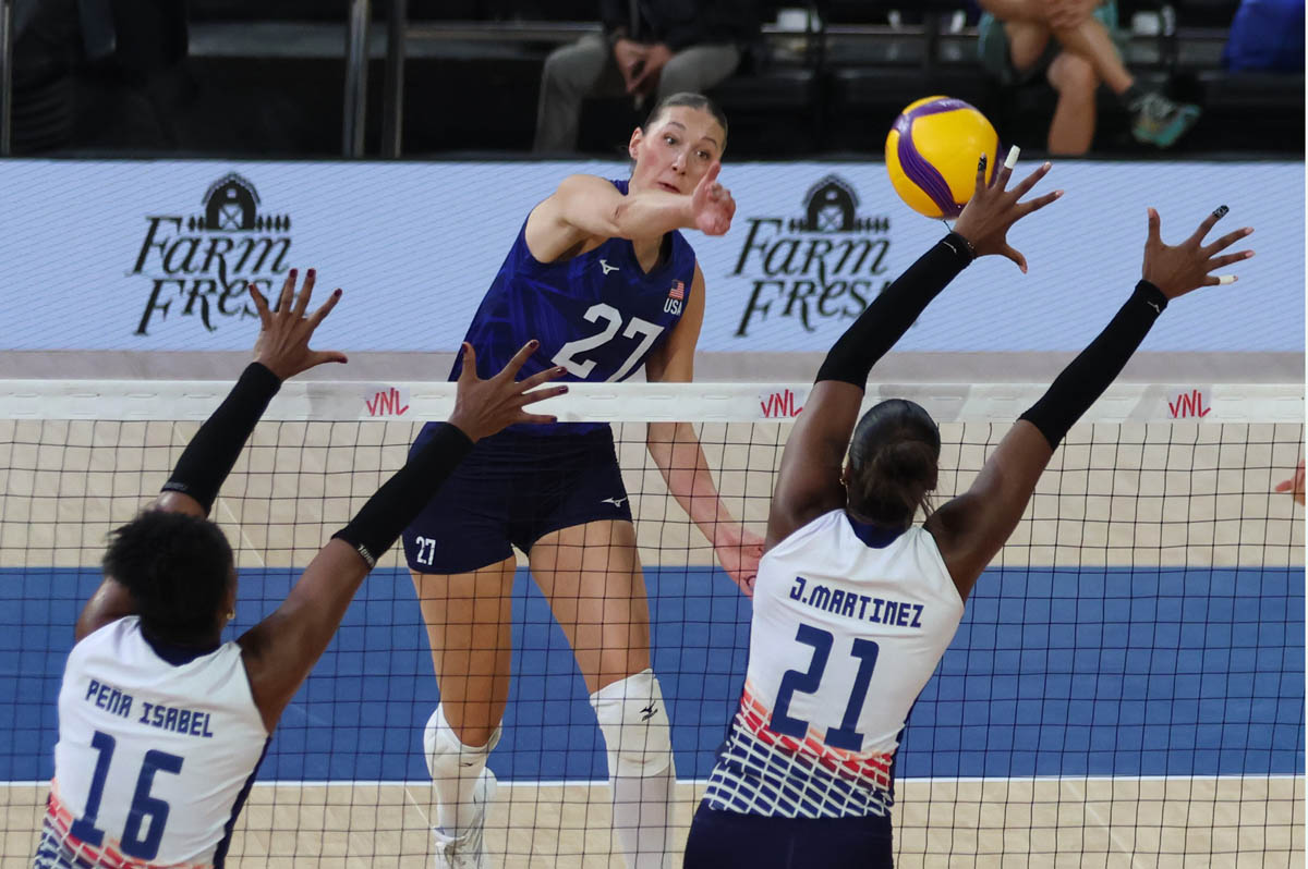 Madi Kubik-Banks USA Dominican Republic VNL