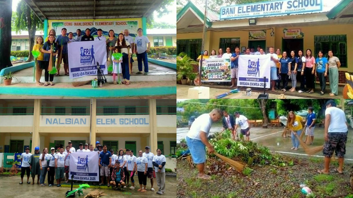 FPJ Panday Bayanihan nakibahagi sa Brigada Eskwela 2026 sa Bayambang, Pangasinan