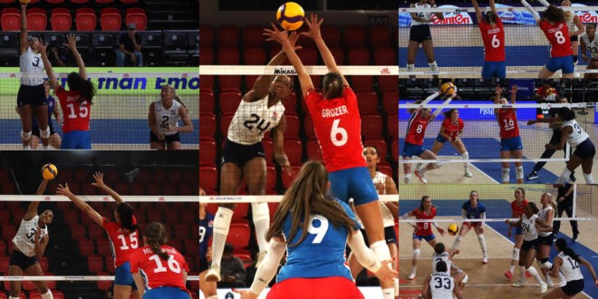 Sa Women’s Volleyball Nations League  <br> USA nagpakitang-gilas sa Pasig, Czechia tinambakan sa tatlong set
