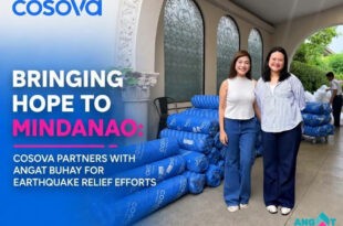 Bringing Hope to Mindanao COSOVA Partners with Angat Buhay for Earthquake Relief Efforts