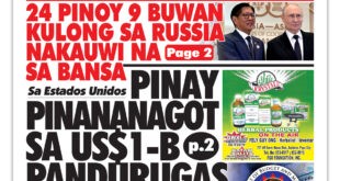 Sa Estados Unidos <br> PINAY PINANANAGOT SA US$1-B PANDURUGAS SA HEALTHCARE INSURANCE