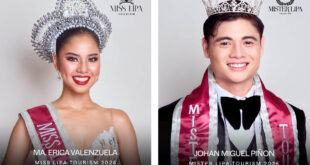 Pambato ng Brgy Sampaguita at Tambo wagi sa Mister & Miss Lipa Tourism 2026