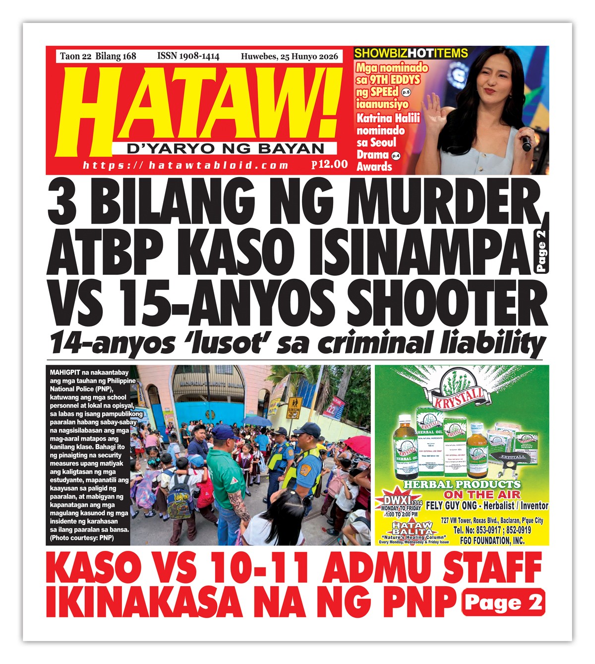 062526 Hataw Frontpage