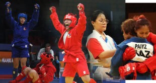 3 Ginto ng Pinas, pang lima sa Asia-Oceania Sambo