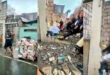 Sa Taguig City Pansamantalang silungan ng mga nasunugan giniba ng private demolition team
