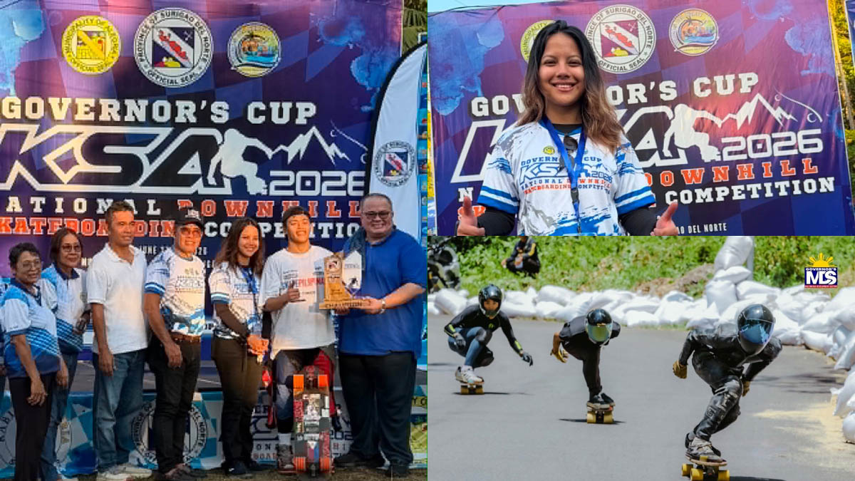 Rydelle Grace Abarico downhill skateboarding
