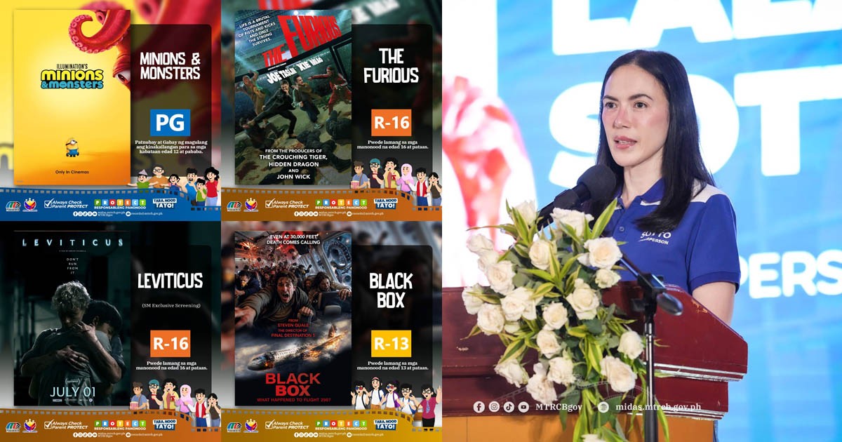 Lala Sotto MTRCB Minions and Monsters The Black Box The Furious Leviticus