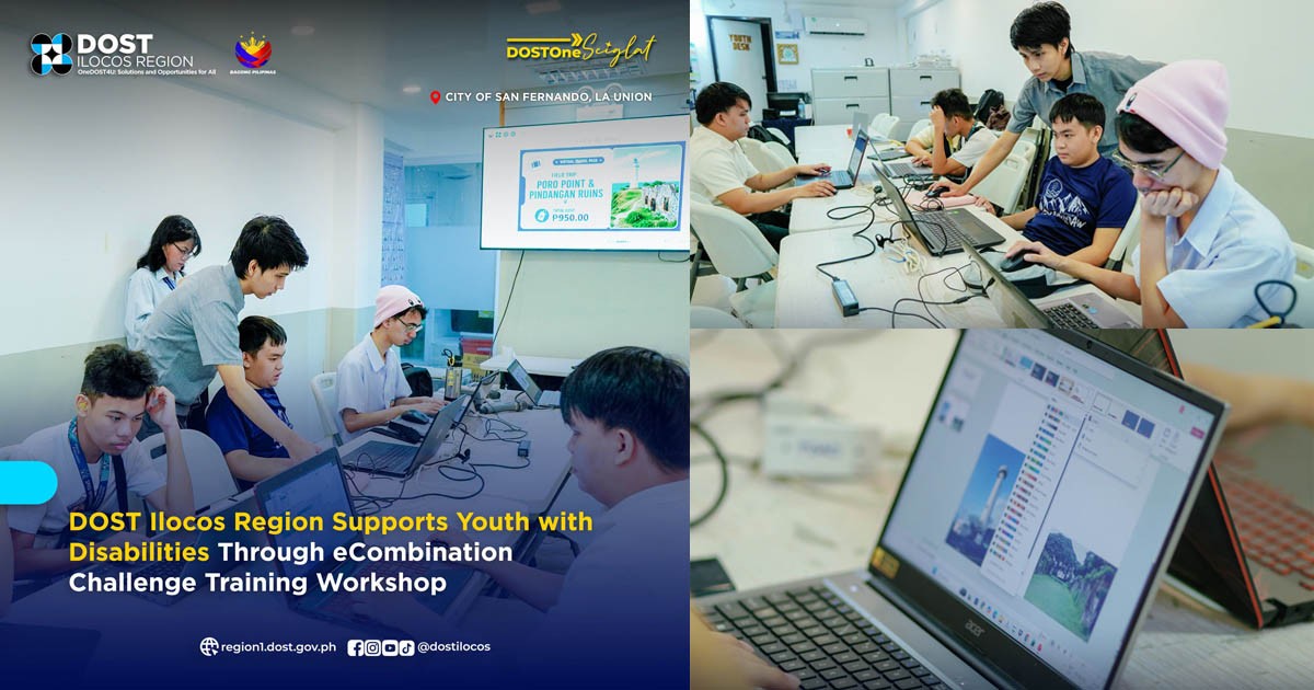 DOST Ilocos Region Supports Youth with Disabilities Through eCombination Challenge Training Workshop