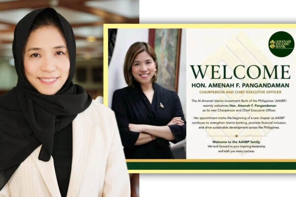 New Chair & CEO ng Islamic Bank  Muslim Community suportado si Amenah Pangandaman