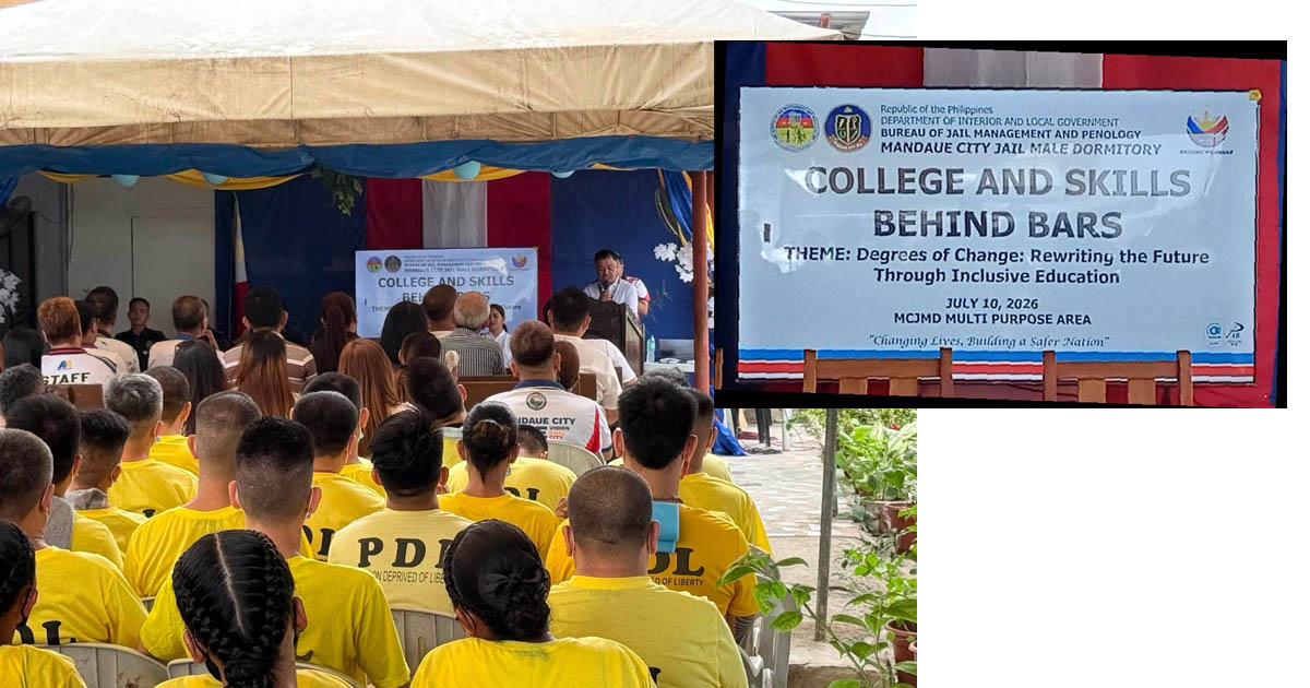 College and Skills Behind Bars CSBB BJMP Mandaue City Jail