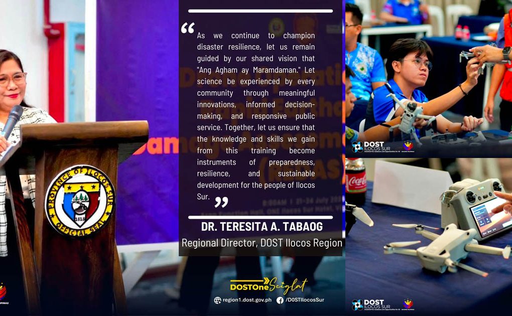 DOST Ilocos PHIVOLCS CAAP Drone RECAS
