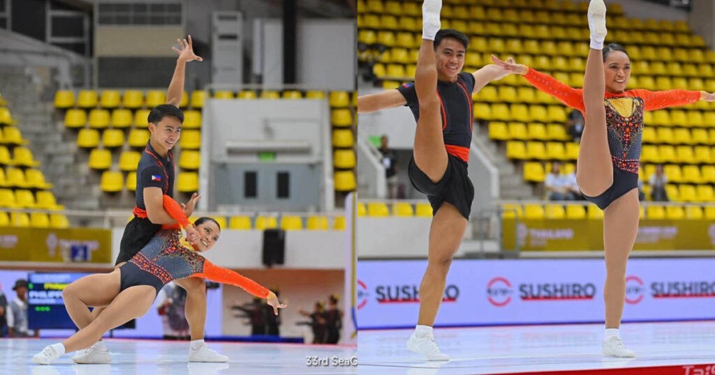 Arcenio Cadios Charmaine Dolar mixed pair event Gymnastics