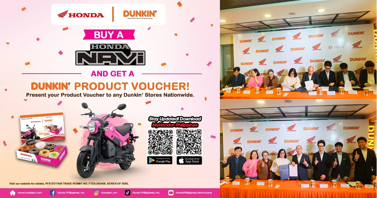 Honda NAVi Ride Away with Dunkin Treats