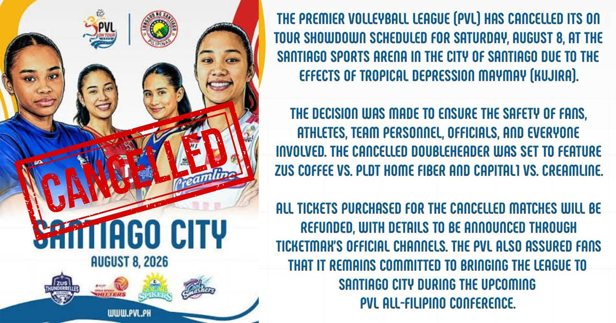 PVL on Tour sa Isabela Cancel