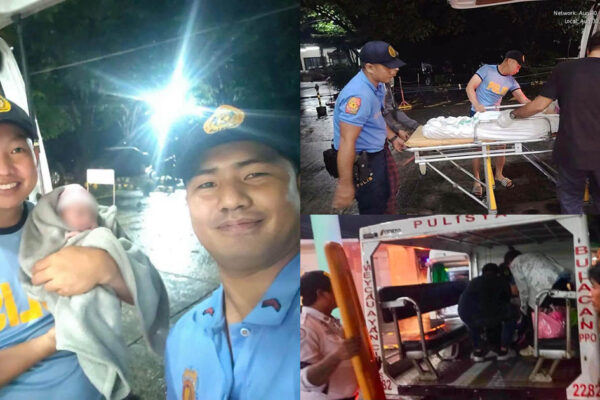 BUNTIS NANGANAK SA PNP MOBILE CAR Meycauayan Bulacan