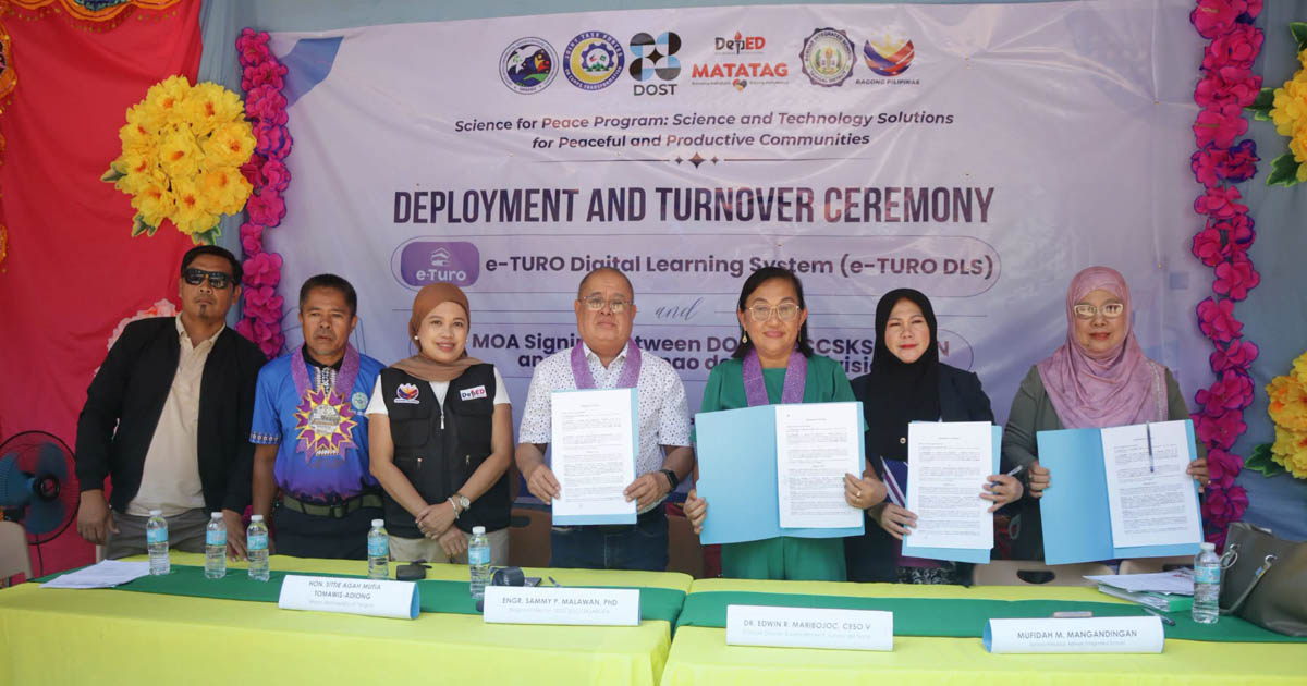 DOST SOCCSKSARGEN e-Turo Digital Learning System Berwer