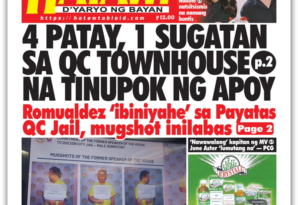 091626 Hataw Frontpage